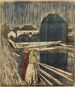 Girls on the Pier by Edvard Munch
